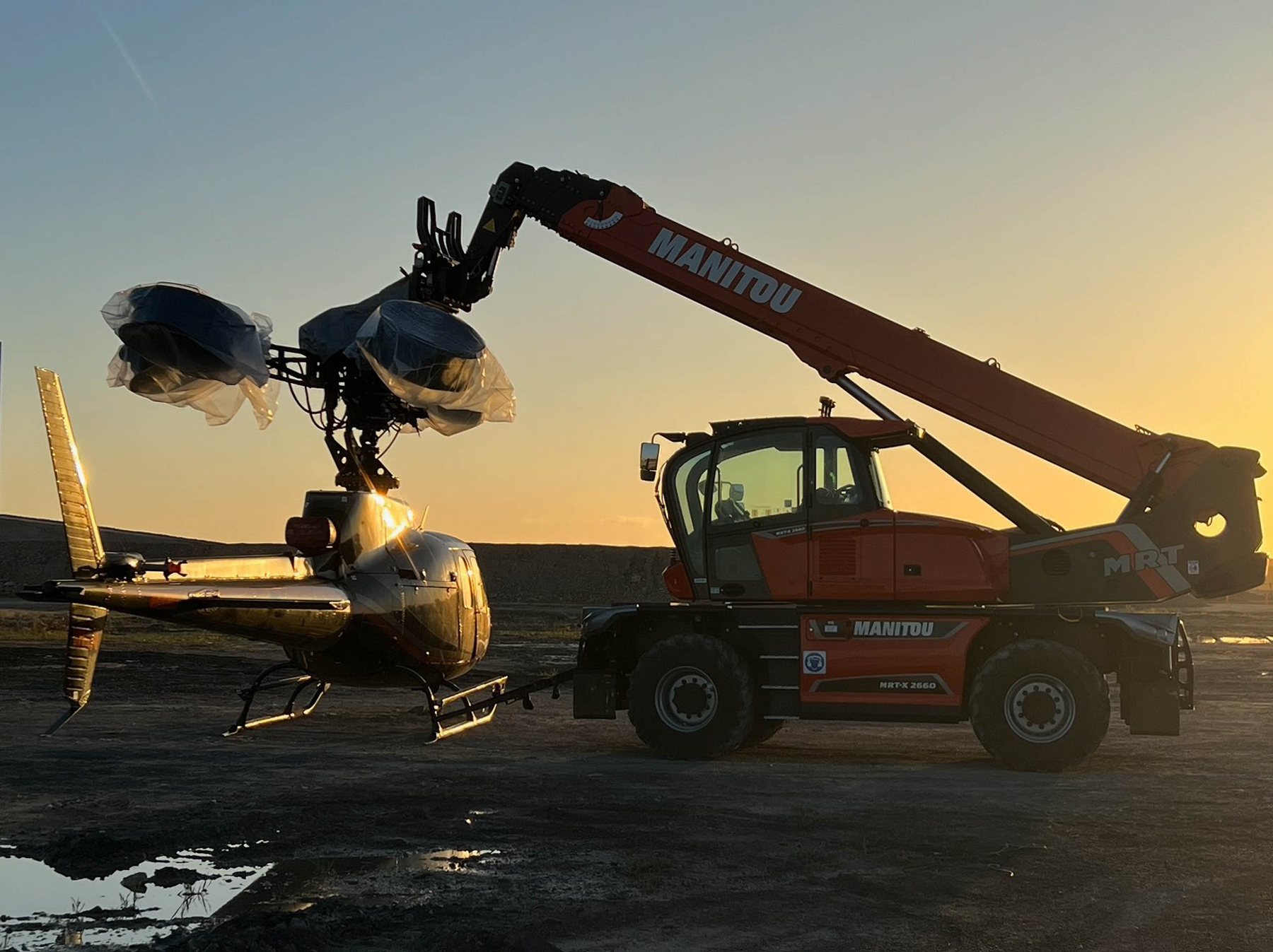 Telehandler with AlphaTruss